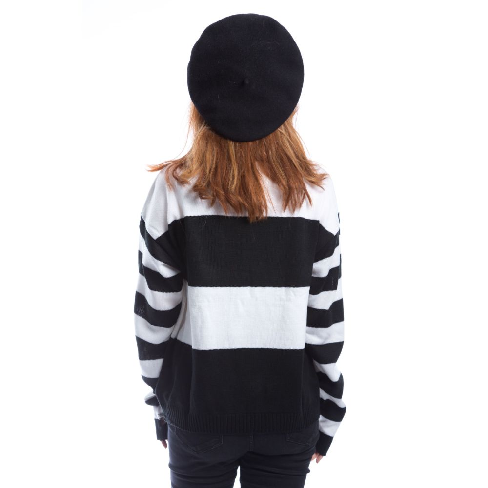Heartless - JACK Strick pullover - Schwarz/Weiß